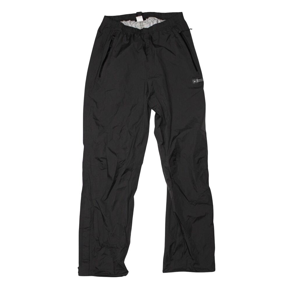 REI rain pants waterproof seam sealed pockets dark gray charcoal sz mens M 32L